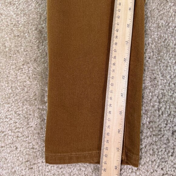 Talbots Simply Flattering Collection Sz 10 Jegging Jean Stretch Brown 32x27 F062 - Picture 11 of 13